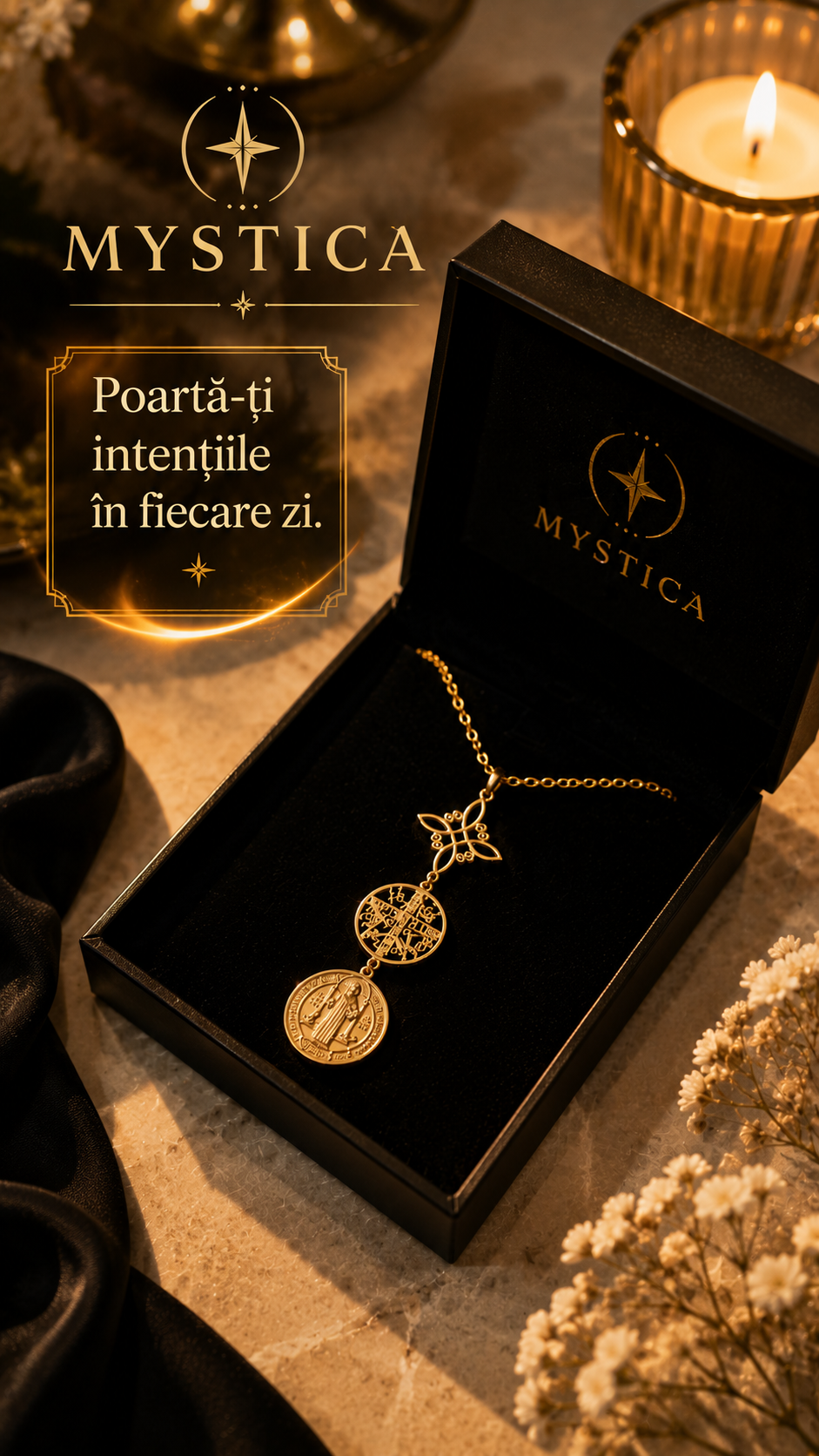 Colier Triplă Simbolistică Elegant
